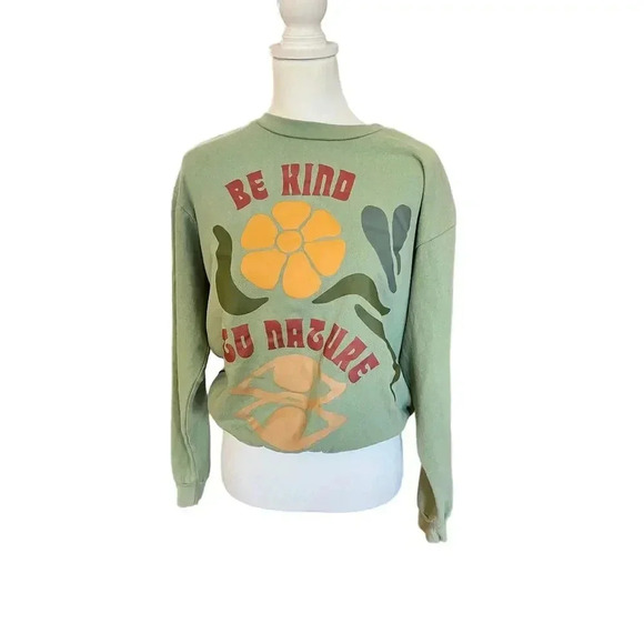 DESERT DREAMER BE KIND TO NATURE WOMENS PULLOVER SIZE SMALL - Picture 1 of 5